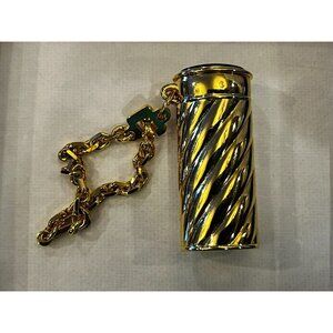 Boucheron Bag Charm / Keychain Golden Gold Tone Rare!